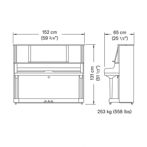 Thông Số Đàn Piano Yamaha YUS5