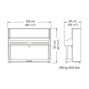 Thông Số Đàn Piano Yamaha U1