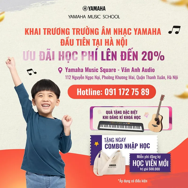 Khai trương trường âm nhạc Yamaha